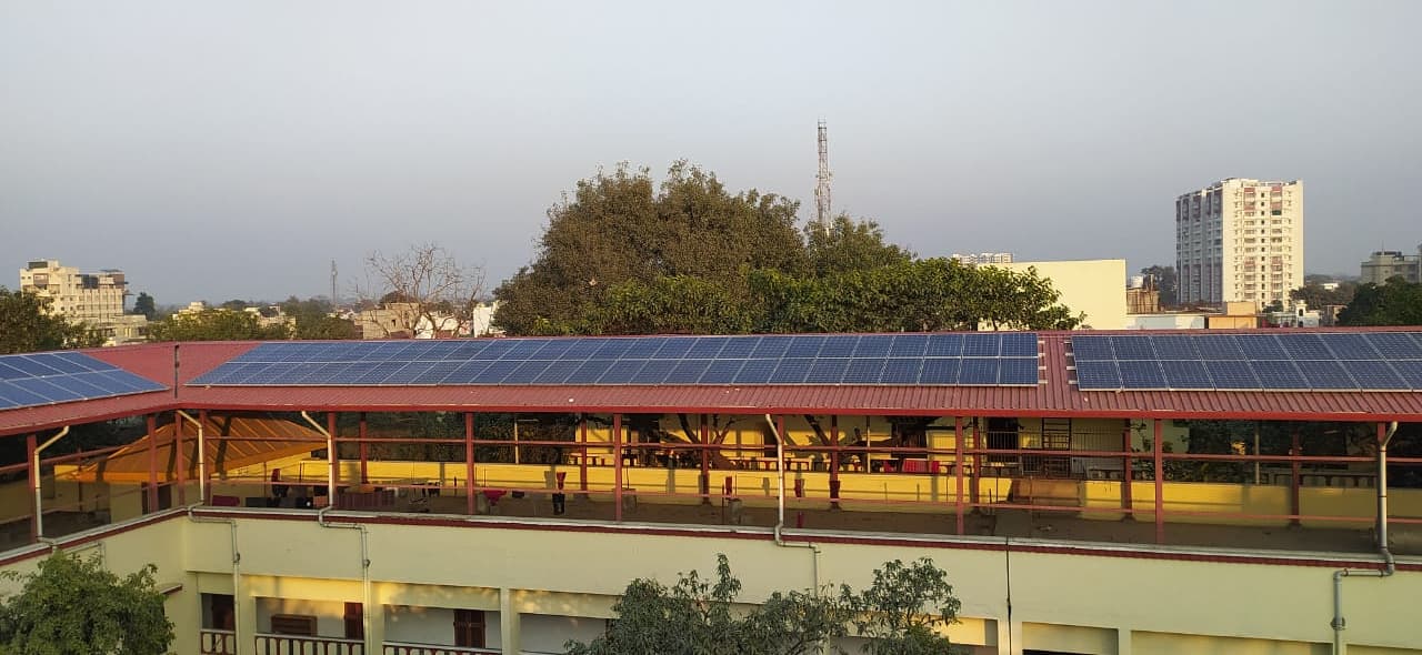 CIHTS Sarnath 150 kW Rooftop Solar Panel Installation by CER Rooftop — Central Institute of Higher Tibetan Studies, Sarnath, Varanasi, Uttar Pradesh – 1