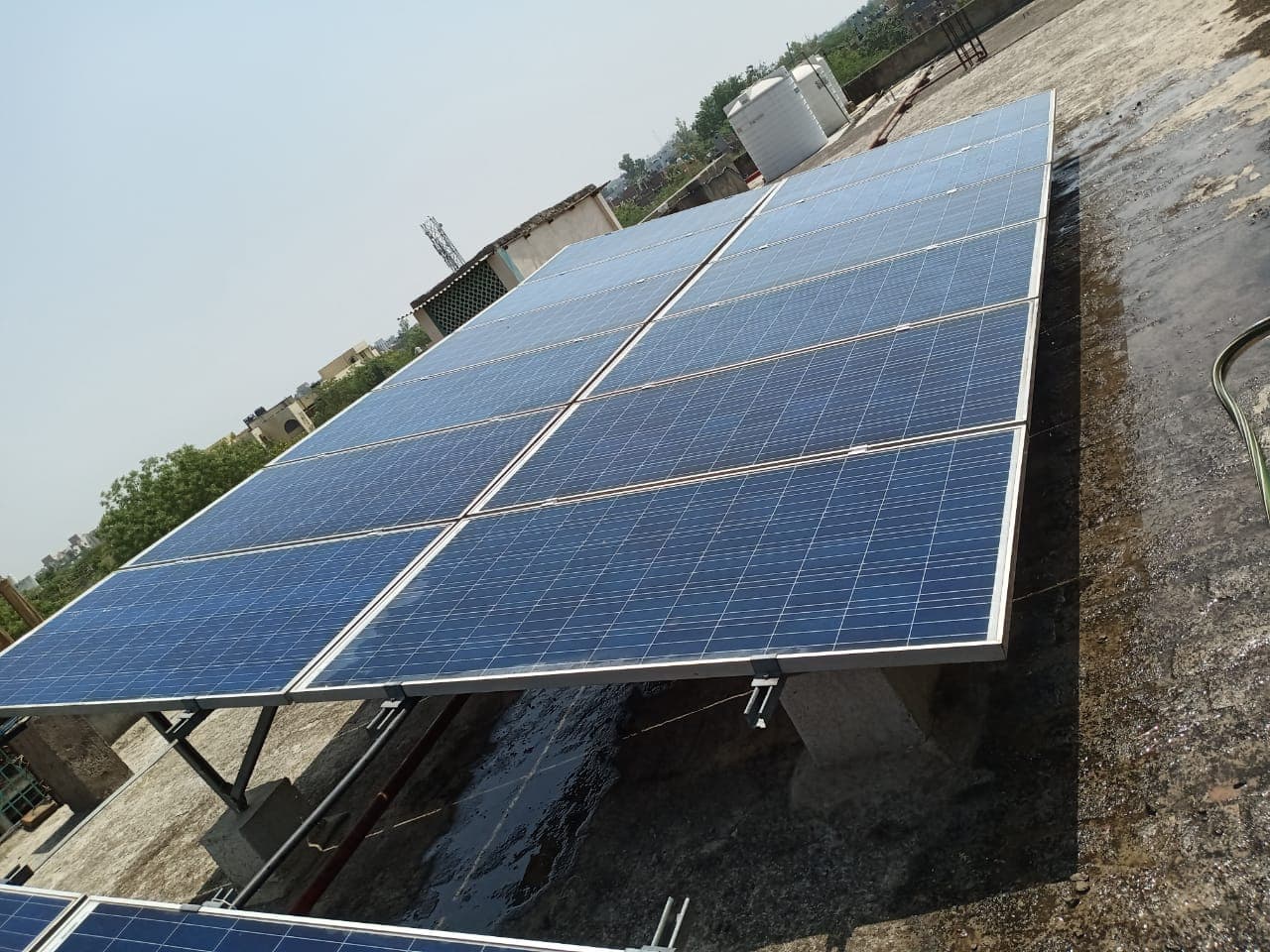 Rashtrasakthi Vidyalaya 25 kW Rooftop Solar Panel Installation by CER Rooftop — Rashtrasakthi Vidyalaya, Chennai, Tamil Nadu – 1
